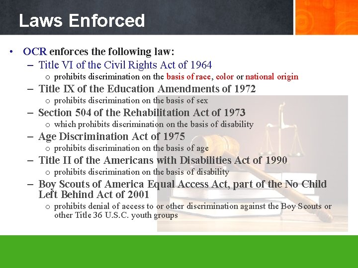 Title VI of the Civil Rights Act of