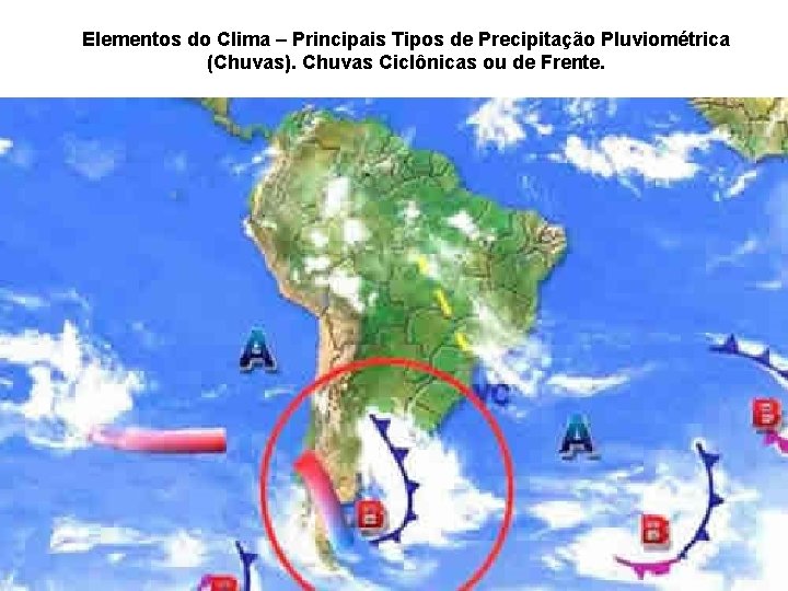 Elementos do Clima – Principais Tipos de Precipitação Pluviométrica (Chuvas). Chuvas Ciclônicas ou de