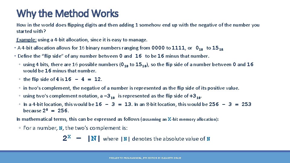 Why the Method Works How in the world does flipping digits and then adding