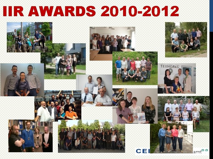 IIR AWARDS 2010 -2012 