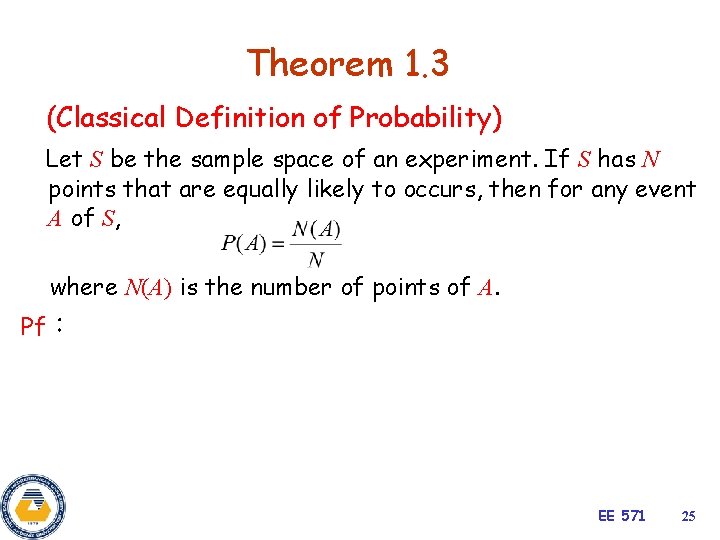 Part 1 Axioms Of Probability 1 1 Introduction