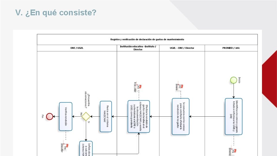 V. ¿En qué consiste? 