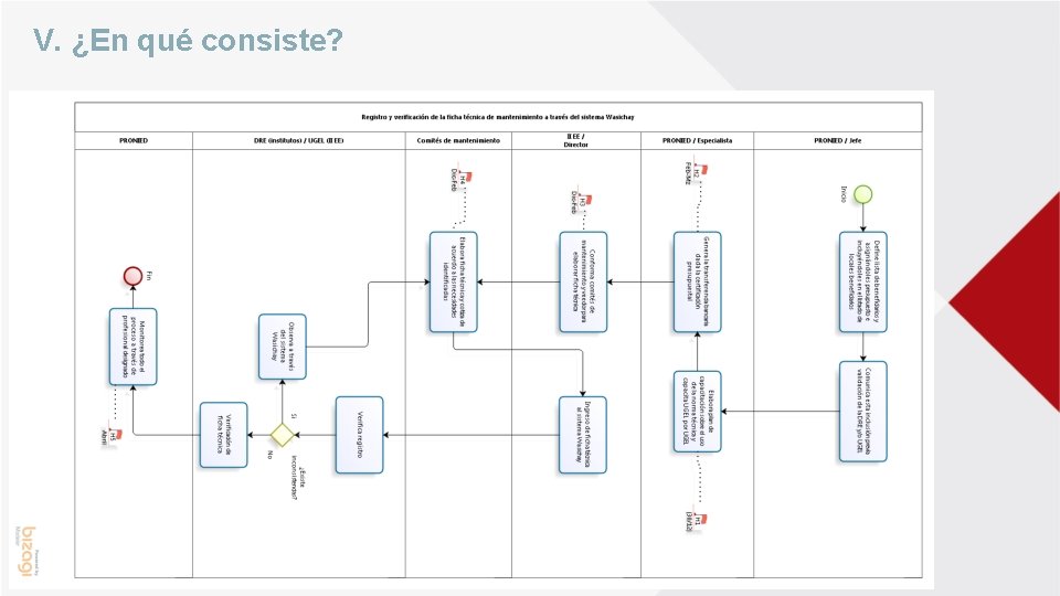 V. ¿En qué consiste? 
