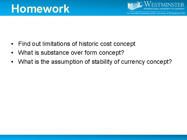 Lecture 2 Accounting Concepts And Policies Accounting Concepts