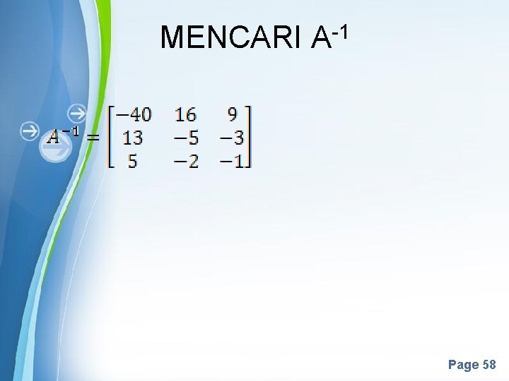 MENCARI -1 A Powerpoint Templates Page 58 