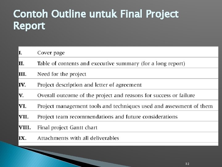 Contoh Outline untuk Final Project Report 32 