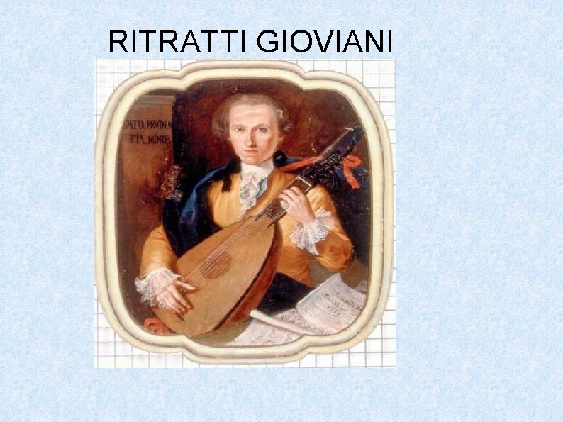 RITRATTI GIOVIANI 