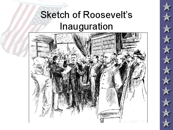 Sketch of Roosevelt’s Inauguration 