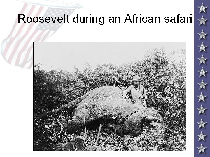 Roosevelt during an African safari 