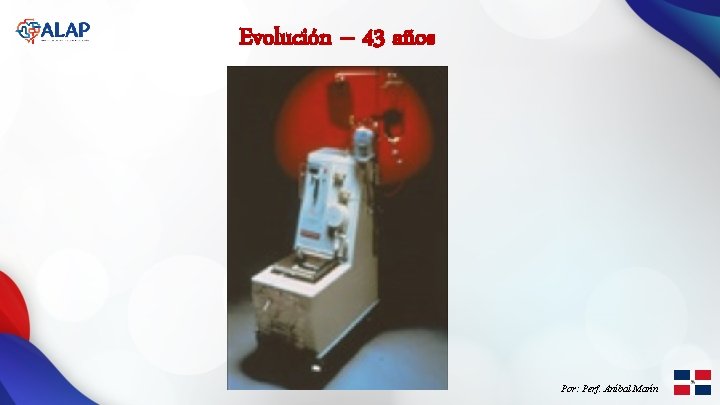 Evolución – 43 años Por: Perf. Aníbal Marín 