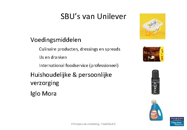 SBU’s van Unilever Voedingsmiddelen Culinaire producten, dressings en spreads IJs en dranken International foodservice SBU’s van Unilever Voedingsmiddelen Culinaire producten, dressings en spreads IJs en dranken International foodservice