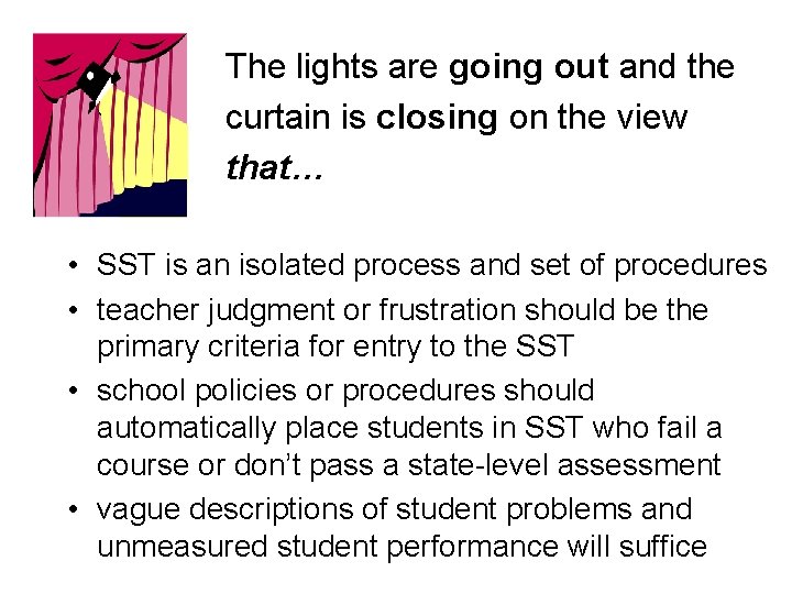 The lights are going out and the curtain is closing on the view that…