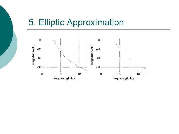 5. Elliptic Approximation 