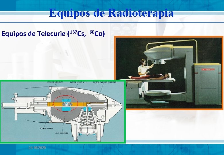 Equipos de Radioterapia Equipos de Telecurie (137 Cs, 24/10/2020 60 Co) Equipos de Radioterapia Equipos de Telecurie (137 Cs, 24/10/2020 60 Co)