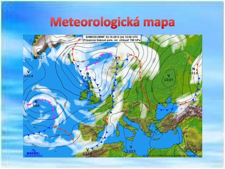 Meteorologická mapa 