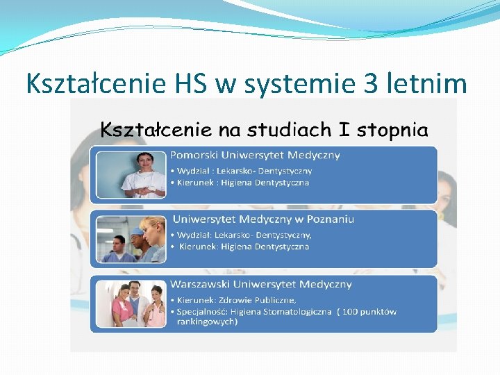 Kształcenie HS w systemie 3 letnim 