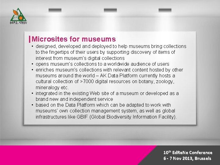 Microsites for museums • designed, developed and deployed to help museums bring collections to