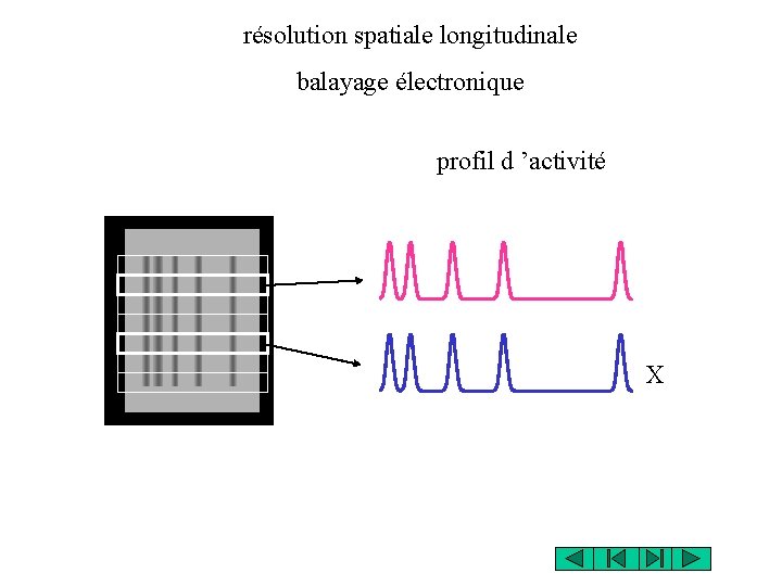 résolution spatiale longitudinale balayage électronique profil d ’activité X résolution spatiale longitudinale balayage électronique profil d ’activité X