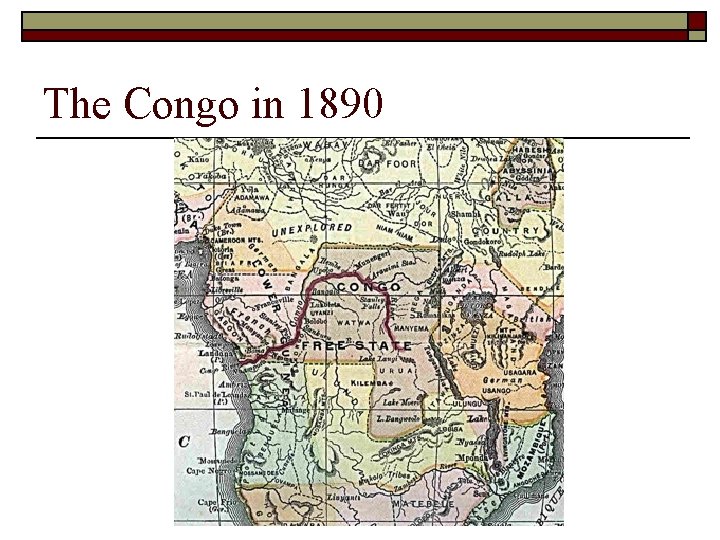 The Congo in 1890 
