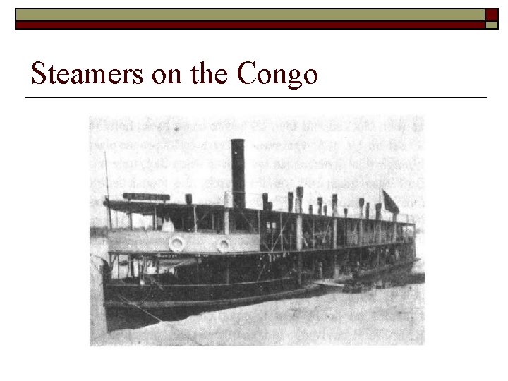 Steamers on the Congo 