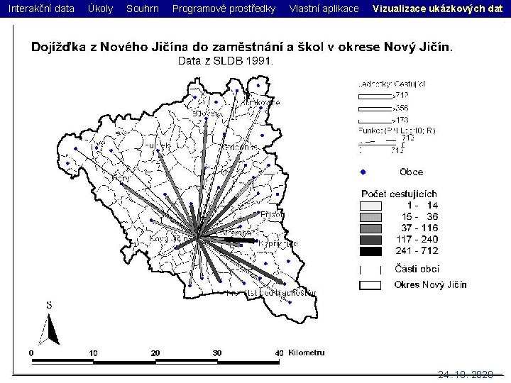 Interakční data Úkoly Souhrn Programové prostředky Vlastní aplikace Vizualizace ukázkových dat 24. 10. 2020