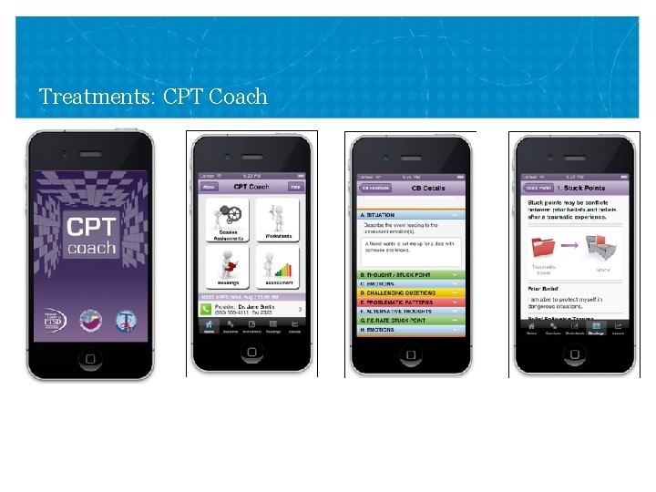 Treatments: CPT Coach Treatments: CPT Coach