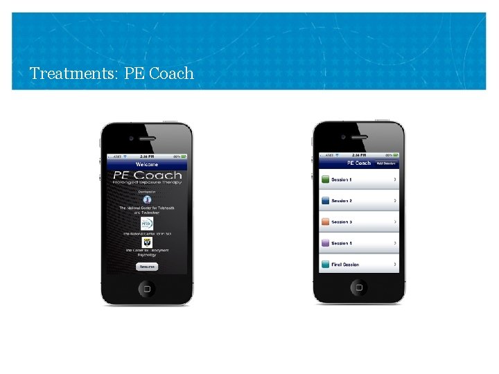 Treatments: PE Coach Treatments: PE Coach