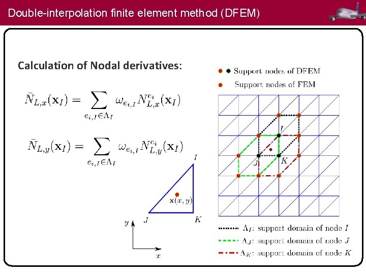 Double-interpolation finite element method (DFEM) Calculation of Nodal derivatives: 10 