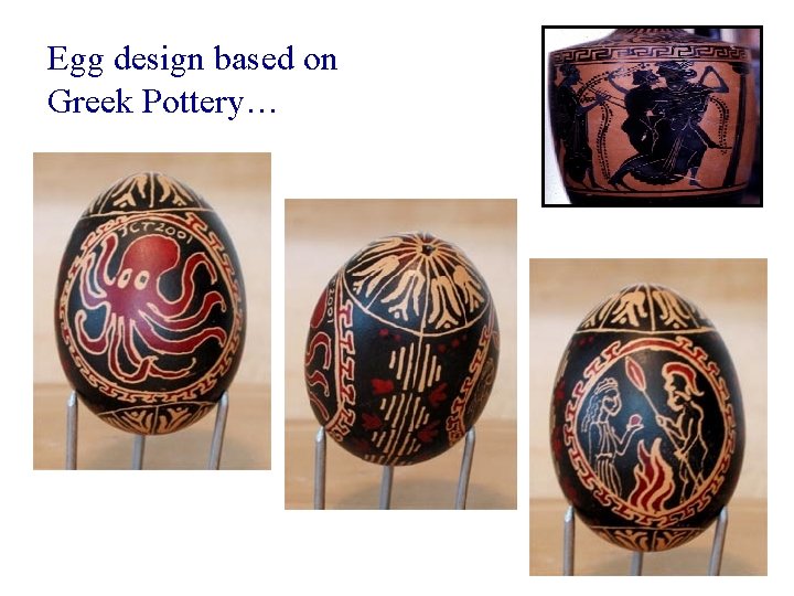 Egg design based on Greek Pottery… 