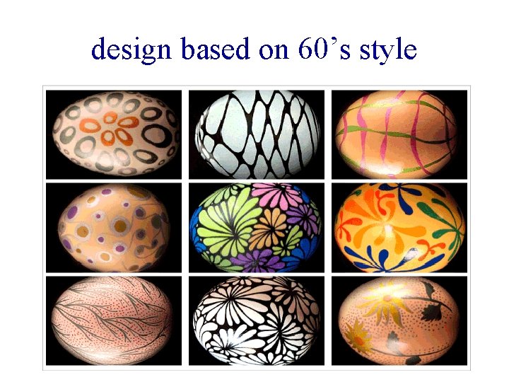 design based on 60’s style 
