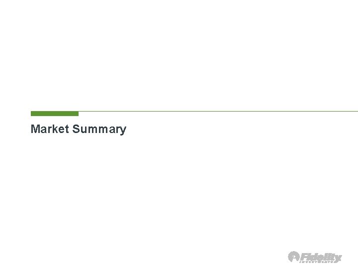 Market Summary 