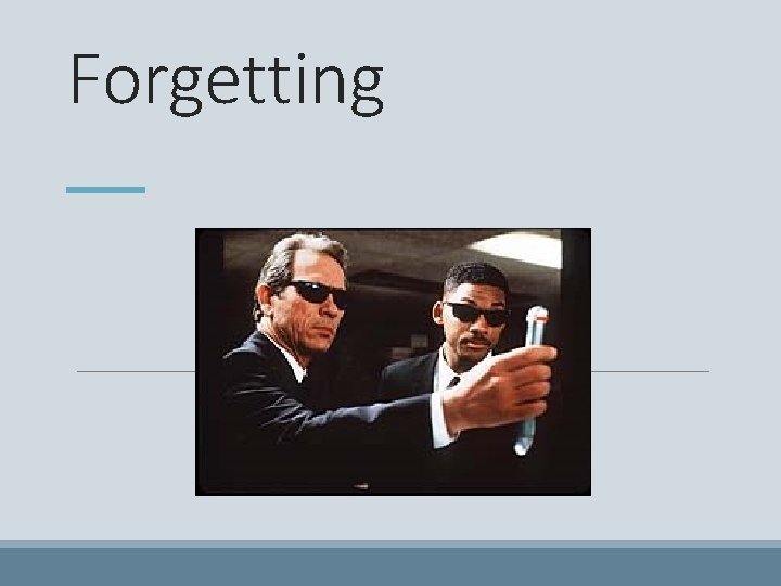 Forgetting 