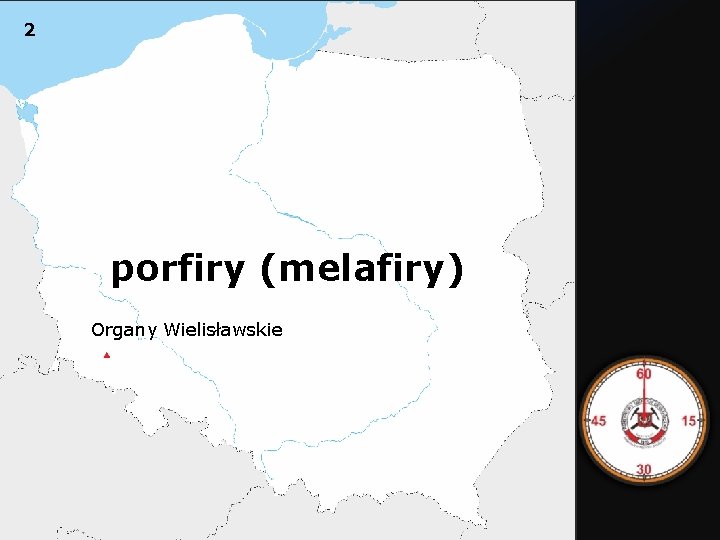 2 porfiry (melafiry) Organy Wielisławskie 