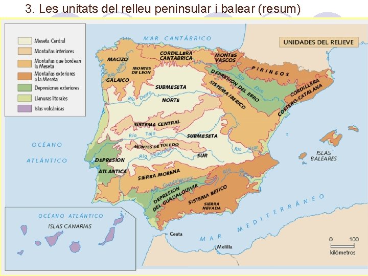 3. Les unitats del relleu peninsular i balear (resum) 31 