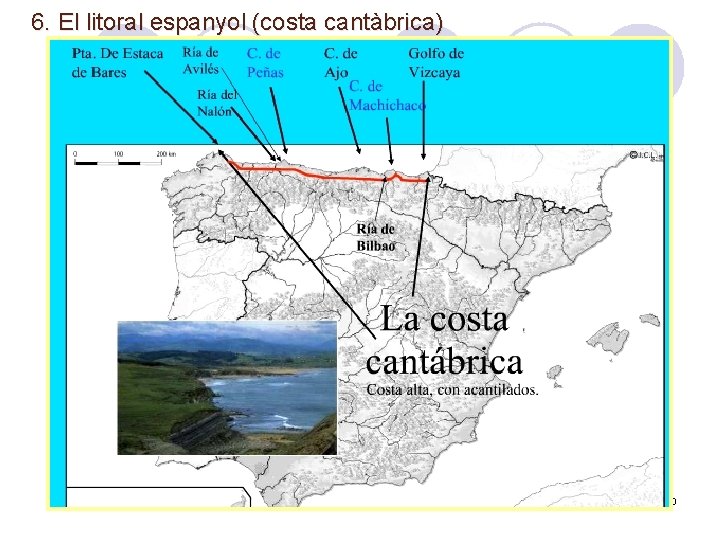 6. El litoral espanyol (costa cantàbrica) 50 