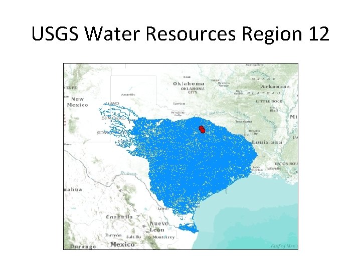 USGS Water Resources Region 12 