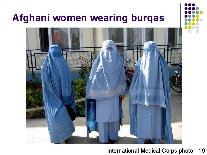 Afghani women wearing burqas International Medical Corps photo 19 