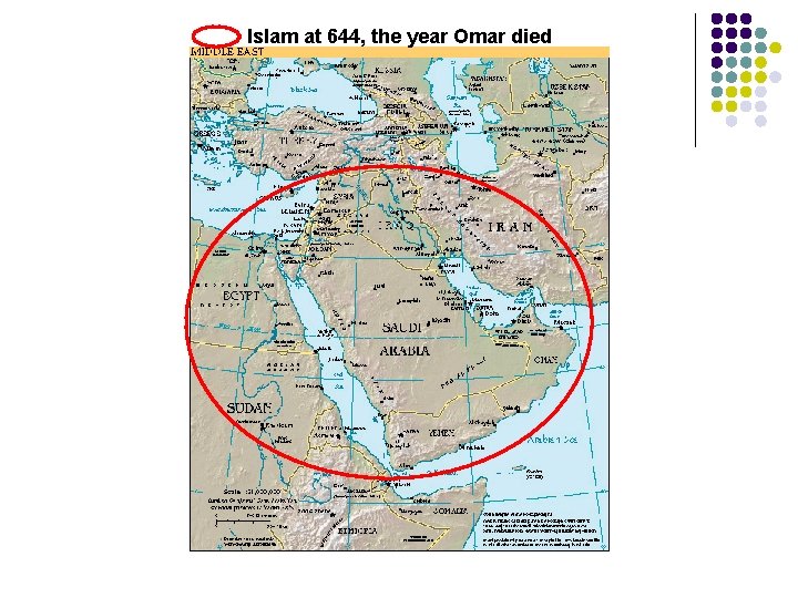 Islam at 644, the year Omar died 