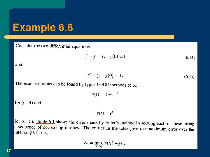 Example 6. 6 17 