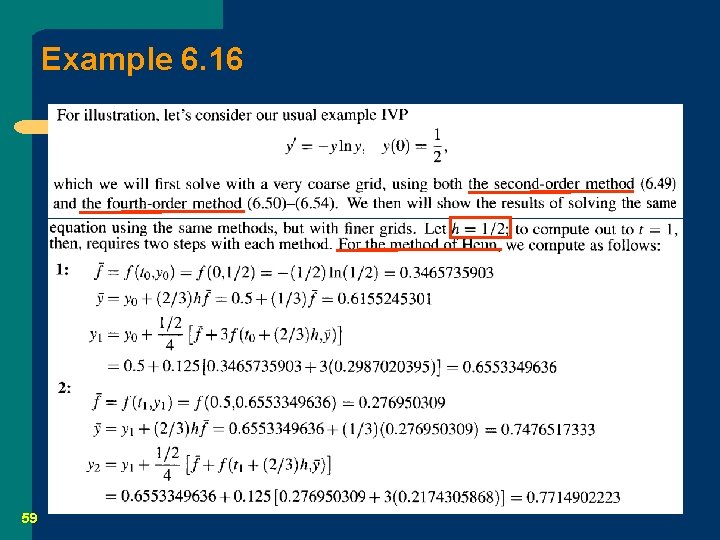 Example 6. 16 59 