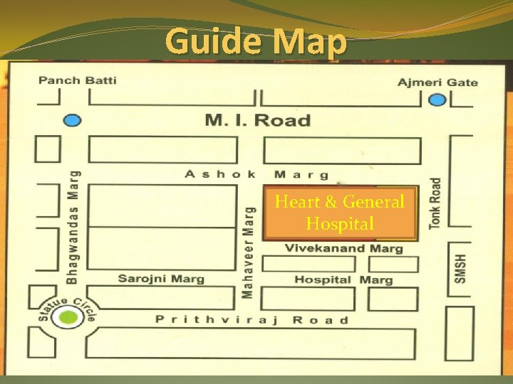 Guide Map Heart & General Hospital 