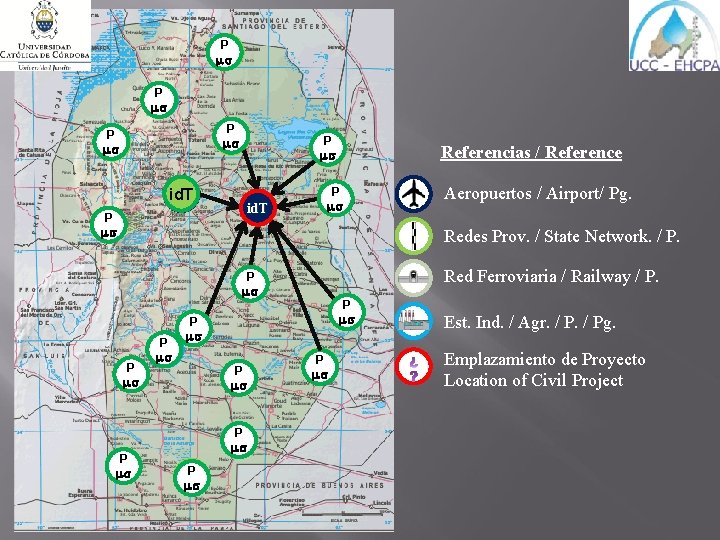 P ms id. T P ms id. T Referencias / Reference P ms Aeropuertos