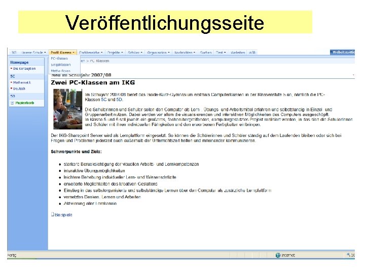 Veröffentlichungsseite 