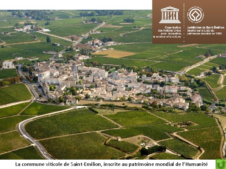 La commune viticole de Saint-Emilion, inscrite au patrimoine mondial de l’Humanité 