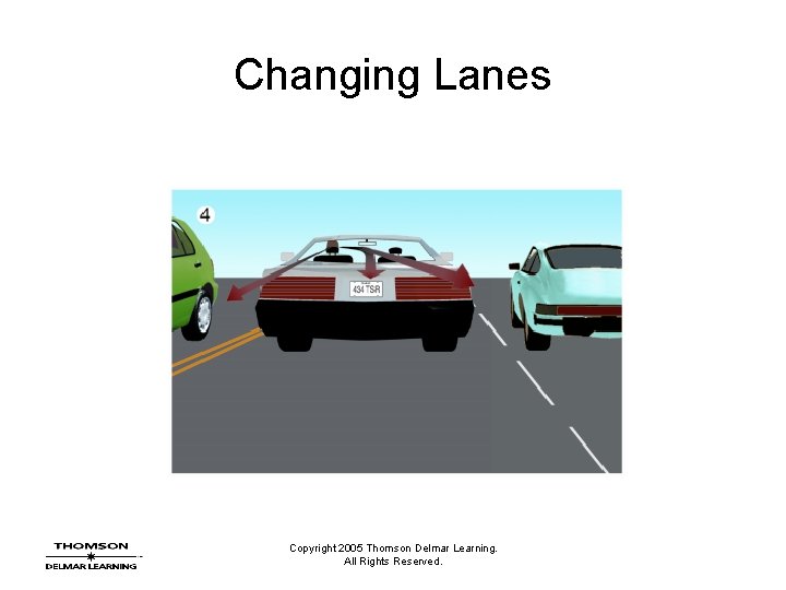 Changing Lanes Copyright 2005 Thomson Delmar Learning. All Rights Reserved. 