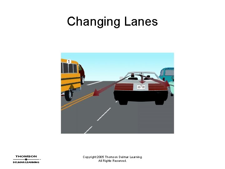 Changing Lanes Copyright 2005 Thomson Delmar Learning. All Rights Reserved. 