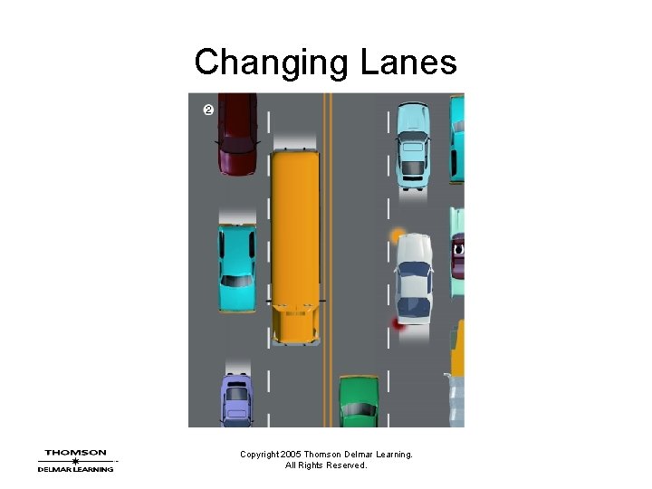 Changing Lanes Copyright 2005 Thomson Delmar Learning. All Rights Reserved. 