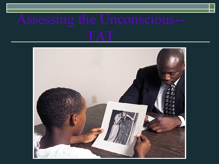 Assessing the Unconscious-TAT 