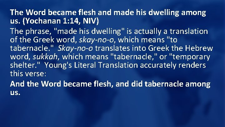 Welcome To House Of Israels Sukkoth Service Thank