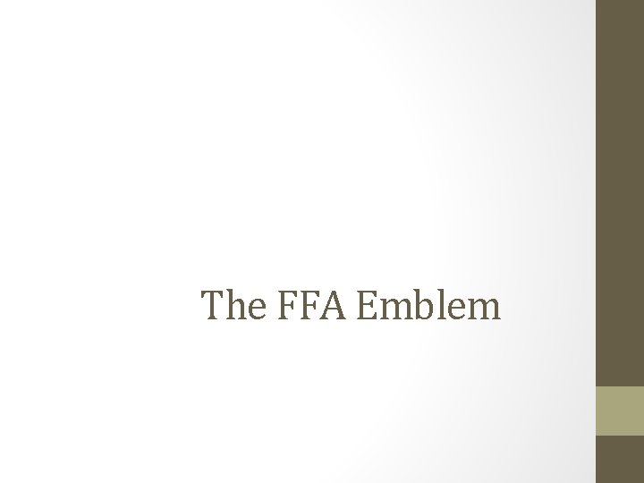 The FFA Emblem 